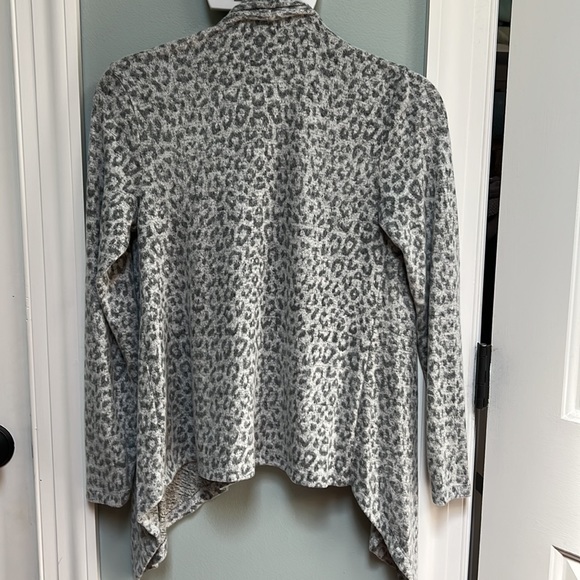 Animal print Brushed Cardigan - Picture 3 of 6